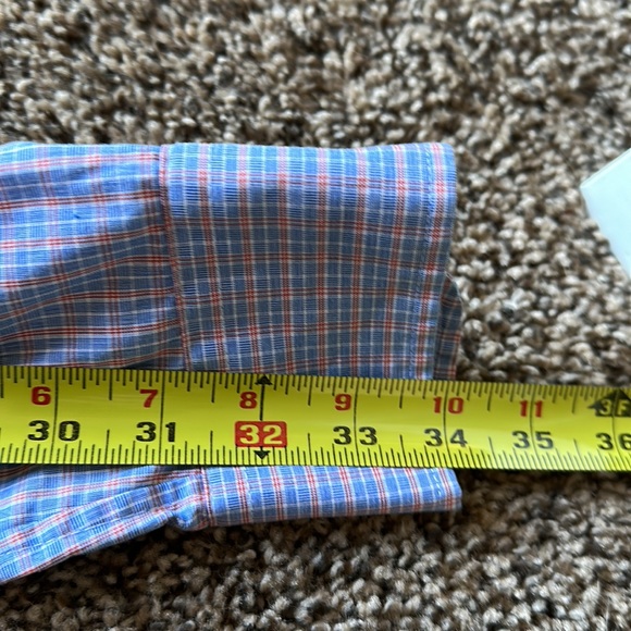 MTAILOR | Button Up Dress Shirt Tailored Fit 17” x 34” - Picture 8 of 8